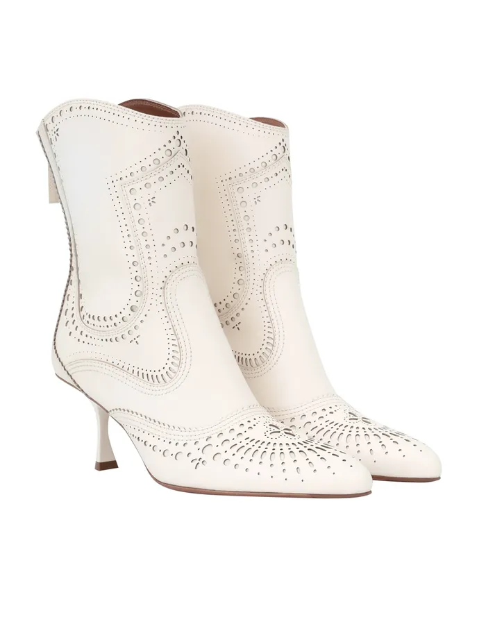Women Zimmermann Heels Eliot Boot 65 Vanilla