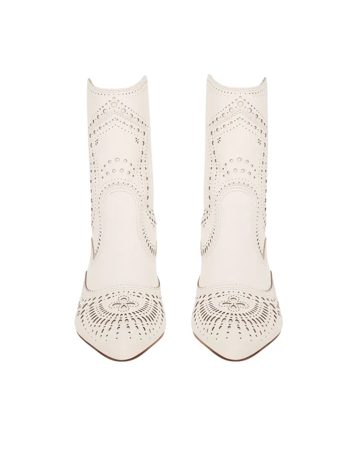 Women Zimmermann Heels Eliot Boot 65 Vanilla