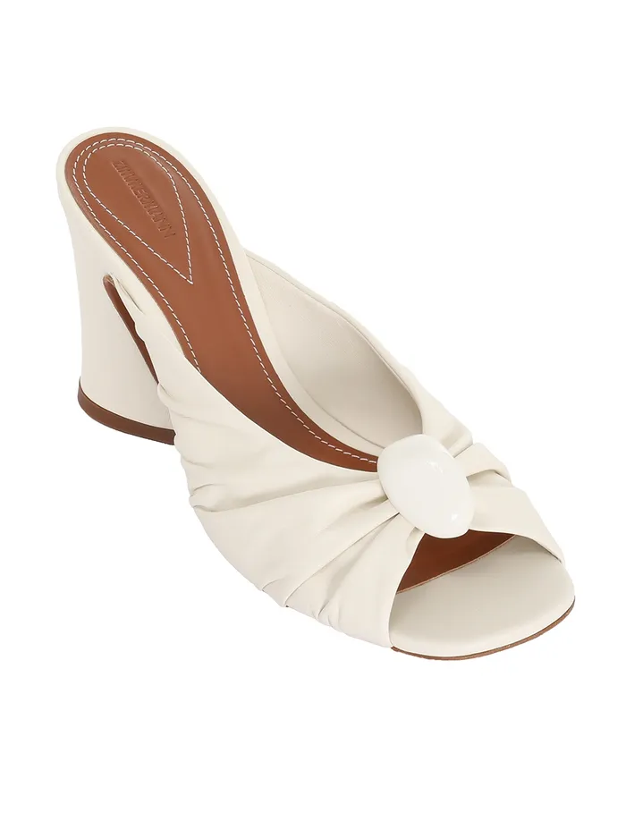 Women Zimmermann Heels Gleam Mule 85 Almond