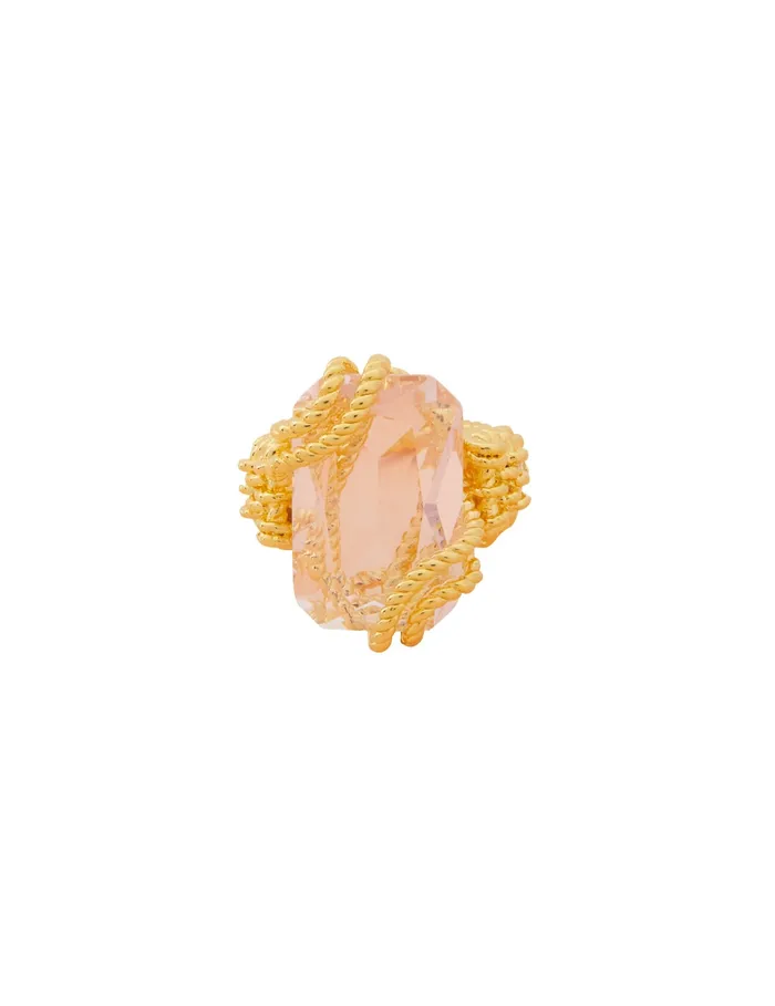 Women Zimmermann Jewellery Bloom Ring Goldblush