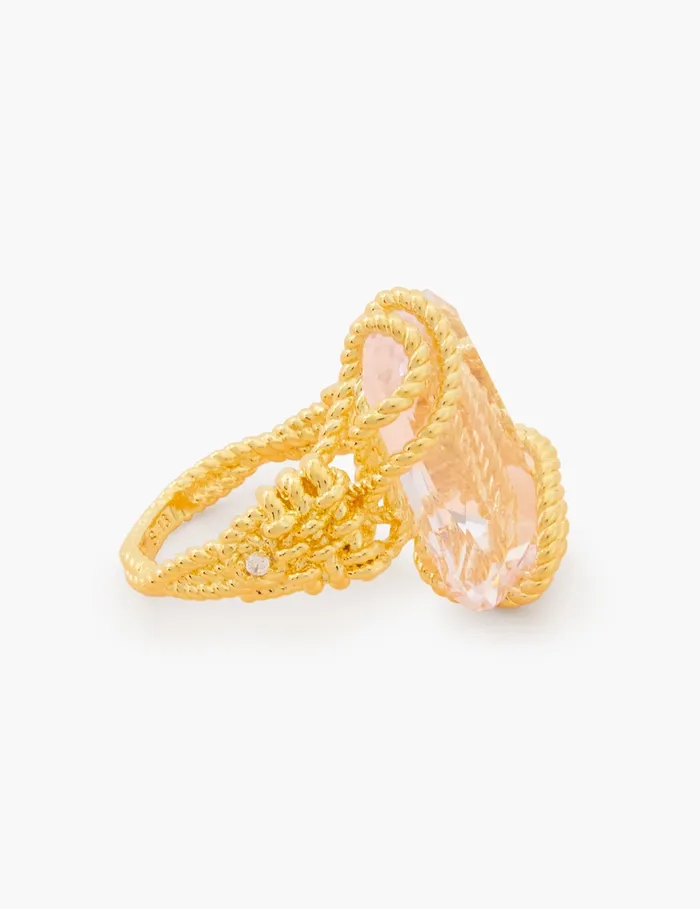 Women Zimmermann Jewellery Bloom Ring Goldblush