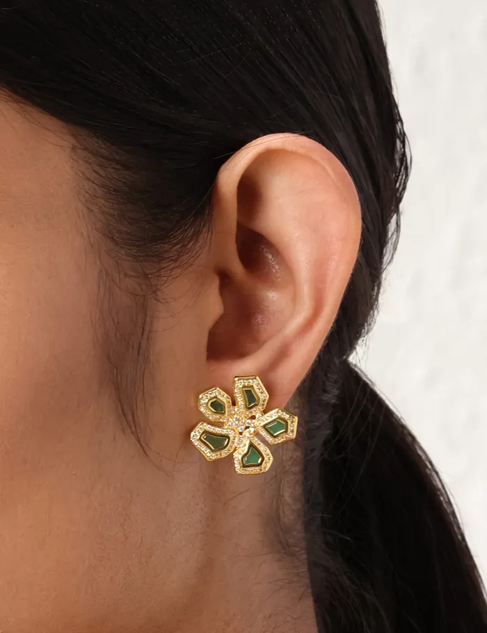 Women Zimmermann Jewellery Natura Studs Goldagate
