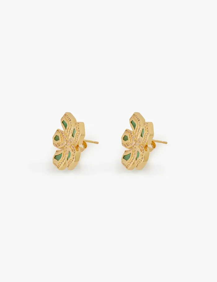 Women Zimmermann Jewellery Natura Studs Goldagate