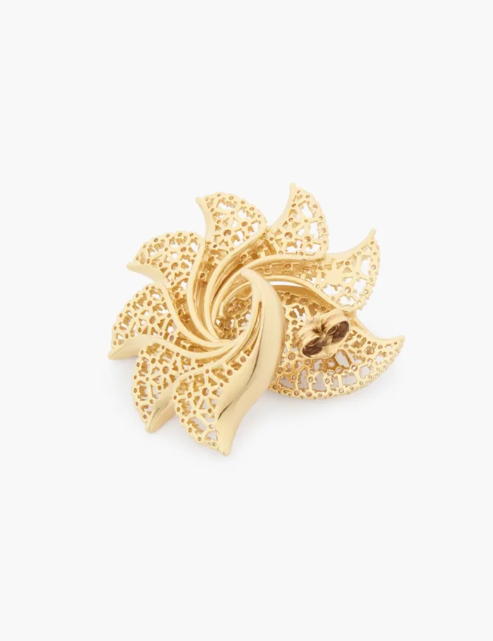 Women Zimmermann Jewellery Nova Pave Studs Gold