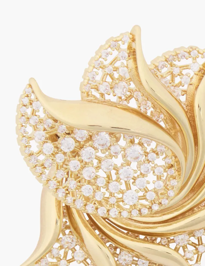 Women Zimmermann Jewellery Nova Pave Studs Gold
