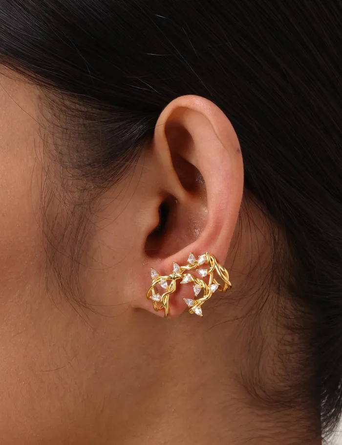 Women Zimmermann Jewellery Radiant Ear Crawler Gold