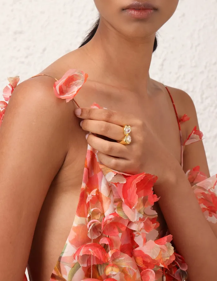 Women Zimmermann Jewellery Radiant Ring Gold