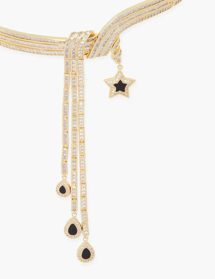 Women Zimmermann Jewellery Stella Necklace Goldblack