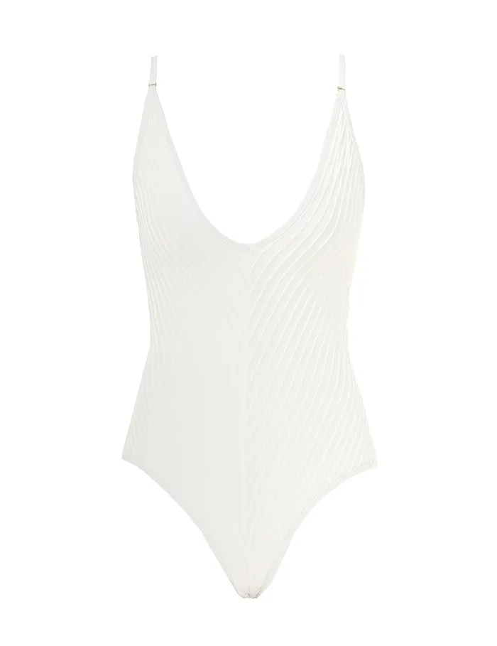 Women Zimmermann One Pieces Lightburst Pintuck 1pc Ivory