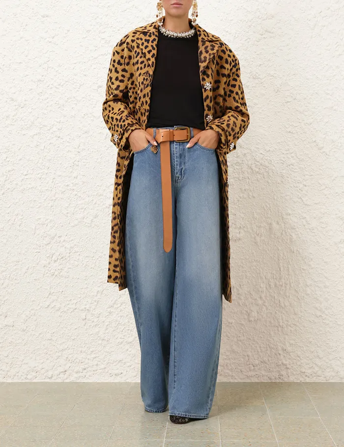 Women Zimmermann Shorts and Pants Crush Straight Jean Blue Moon