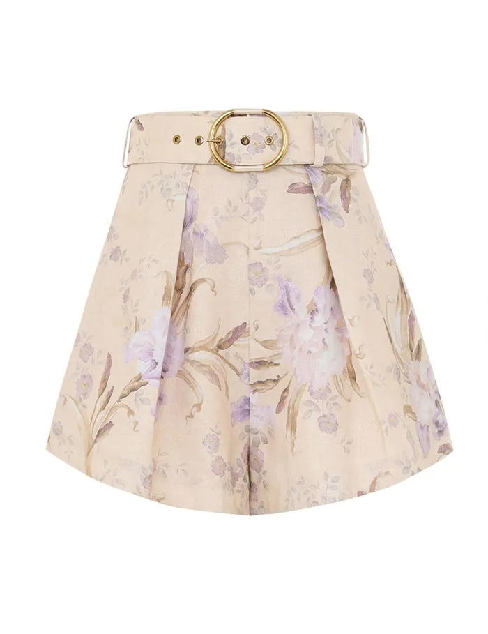 Women Zimmermann Shorts and Pants Eden Tuck Short Natural Iris