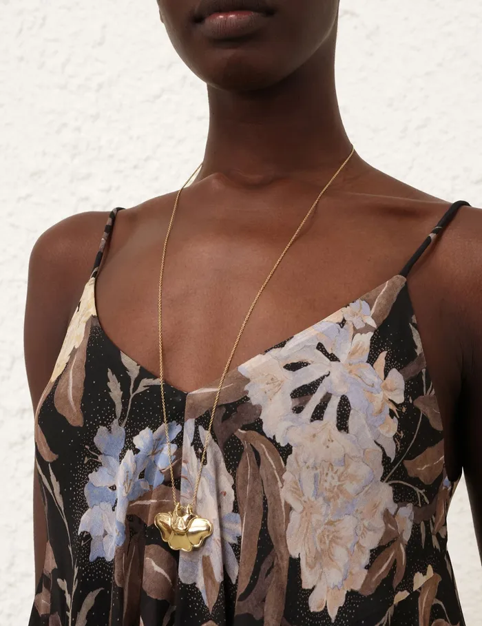 Women Zimmermann Tops Eden Handkerchief Top Black Inca Lily