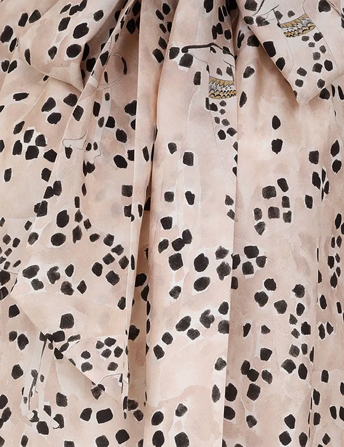 Women Zimmermann Tops Illustration Billow Blouse Dalmatian Dot