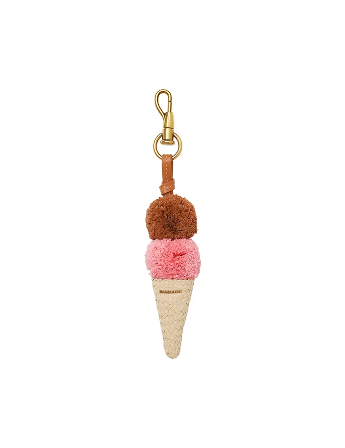 Women Zimmermann Towels and Pareos Ice Cream Bag Charm Natural