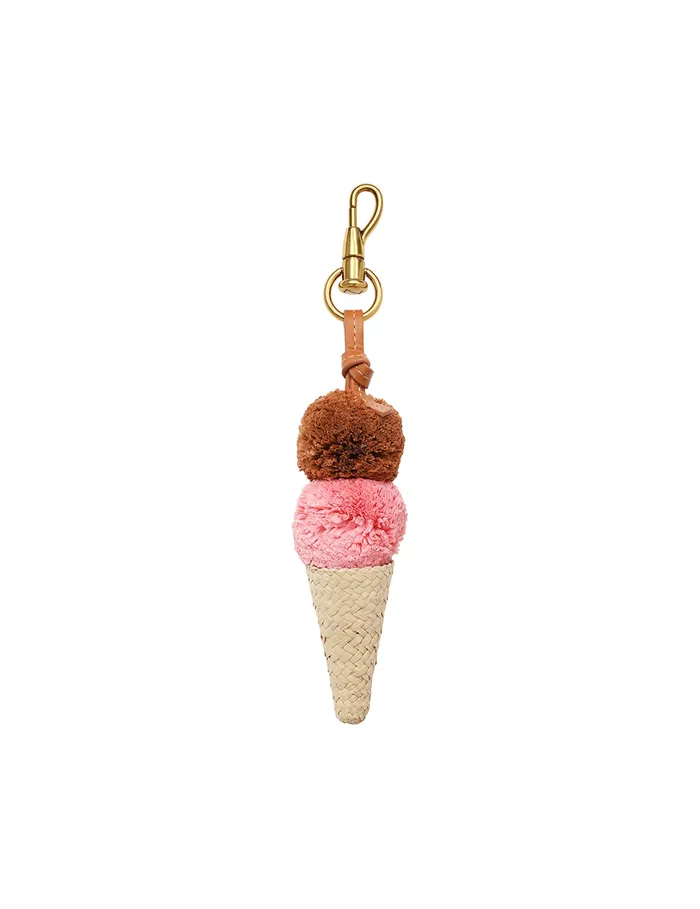 Women Zimmermann Towels and Pareos Ice Cream Bag Charm Natural