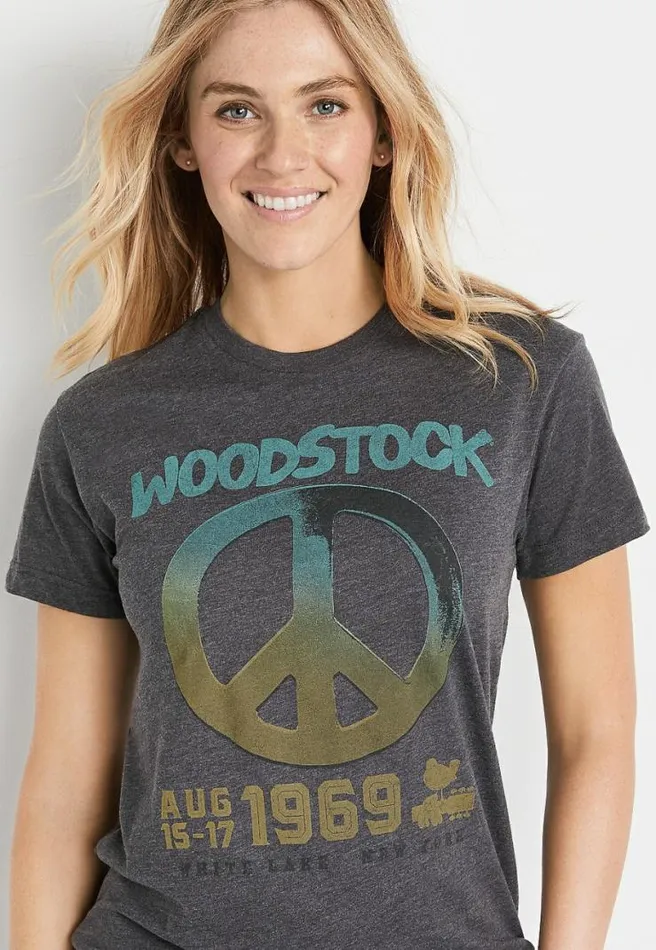 Woodstock Oversized Graphic Tee Women Maurices Tops
