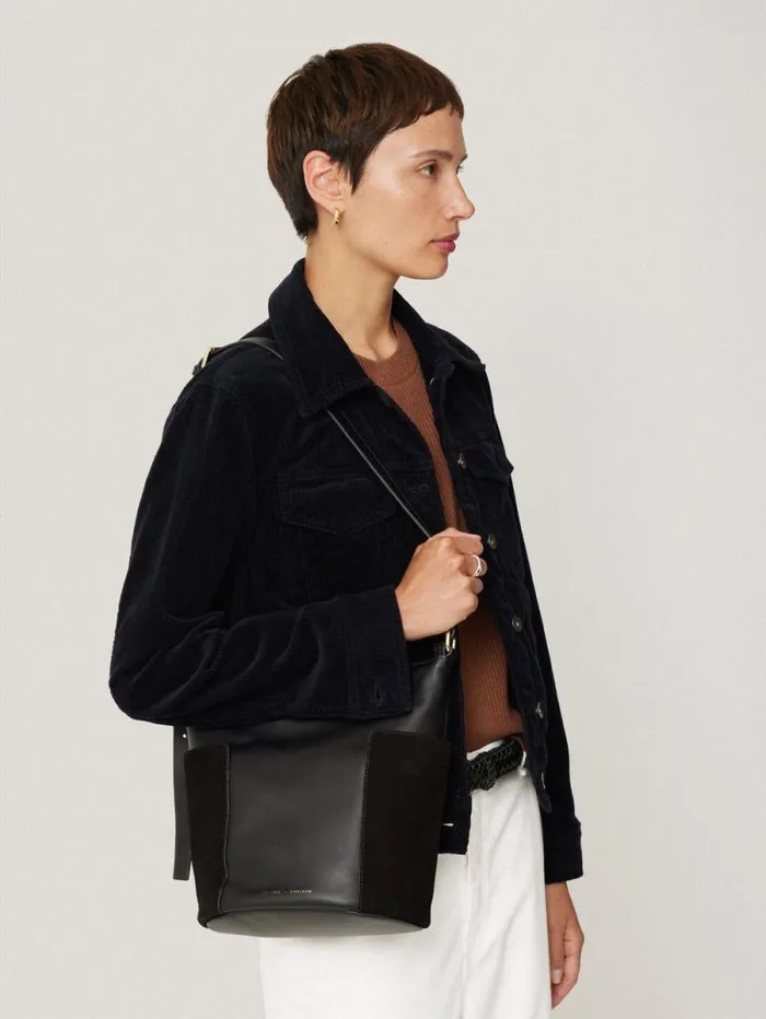 York Slouchy Bucket Bag Black Women Jigsaw Wallets and Card Holders