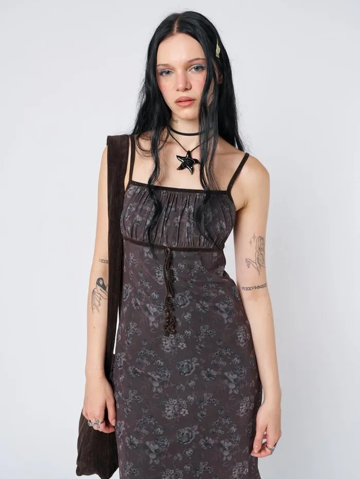Zelda Floral Layered Maxi Dress Women Minga London Dresses