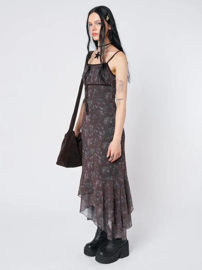 Zelda Floral Layered Maxi Dress Women Minga London Dresses
